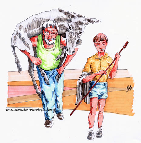 La fábula del niño, el viejo y el burro. | Bienestar y Psicología